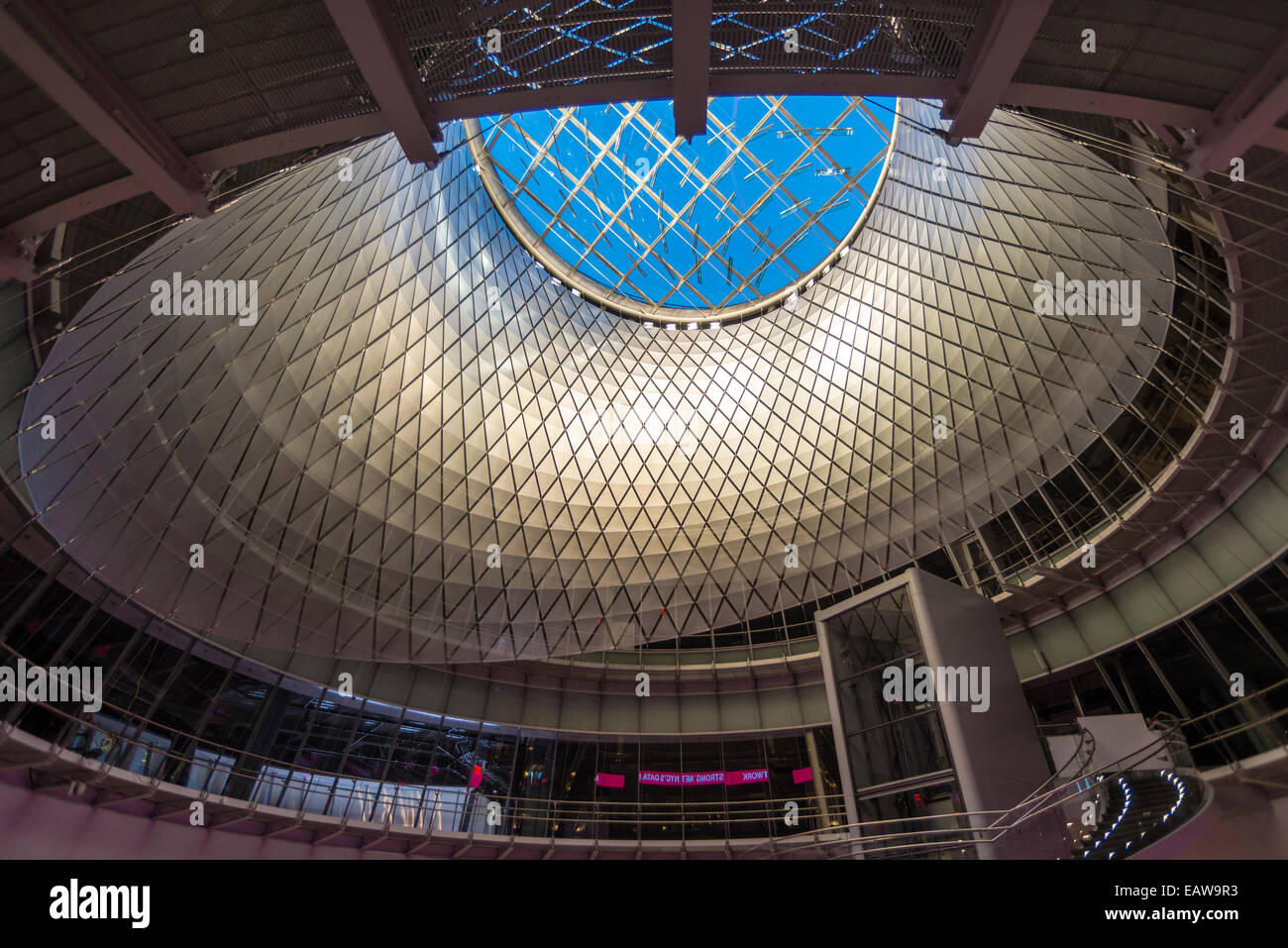 New York, NY - 20 novembre 2014 - Il Fulton Center di Manhattan. Il complesso è parte di un $1.4 miliardi di progetto. Foto Stock