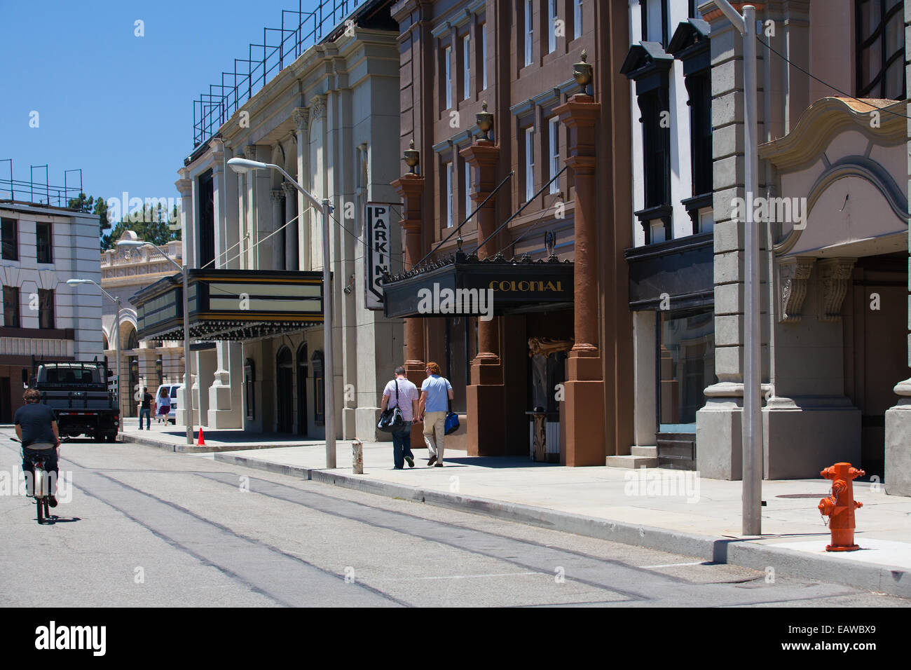 Los Angeles, Stati Uniti d'America - Luglio 1,2011:Warner Brothers Studios di Burbank,di Los Angeles. La storica 110 acri del sacco comprendono 29 soundstages, Foto Stock