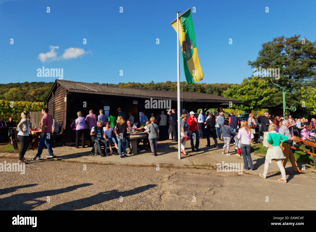 Sonnenberghütte, Renania-Palatinato, Germania Foto Stock