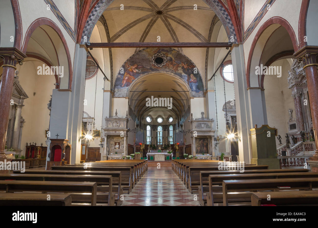 Padova, Italia - 8 Settembre 2014: la chiesa di San Francesco del Grande. Foto Stock