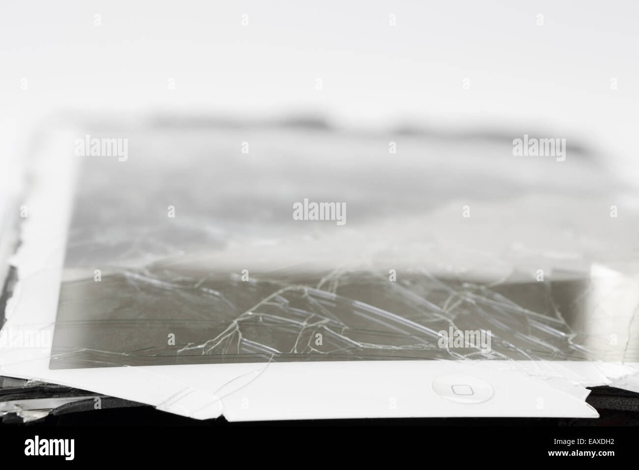 Rotto il dispositivo mobile. Foto Stock