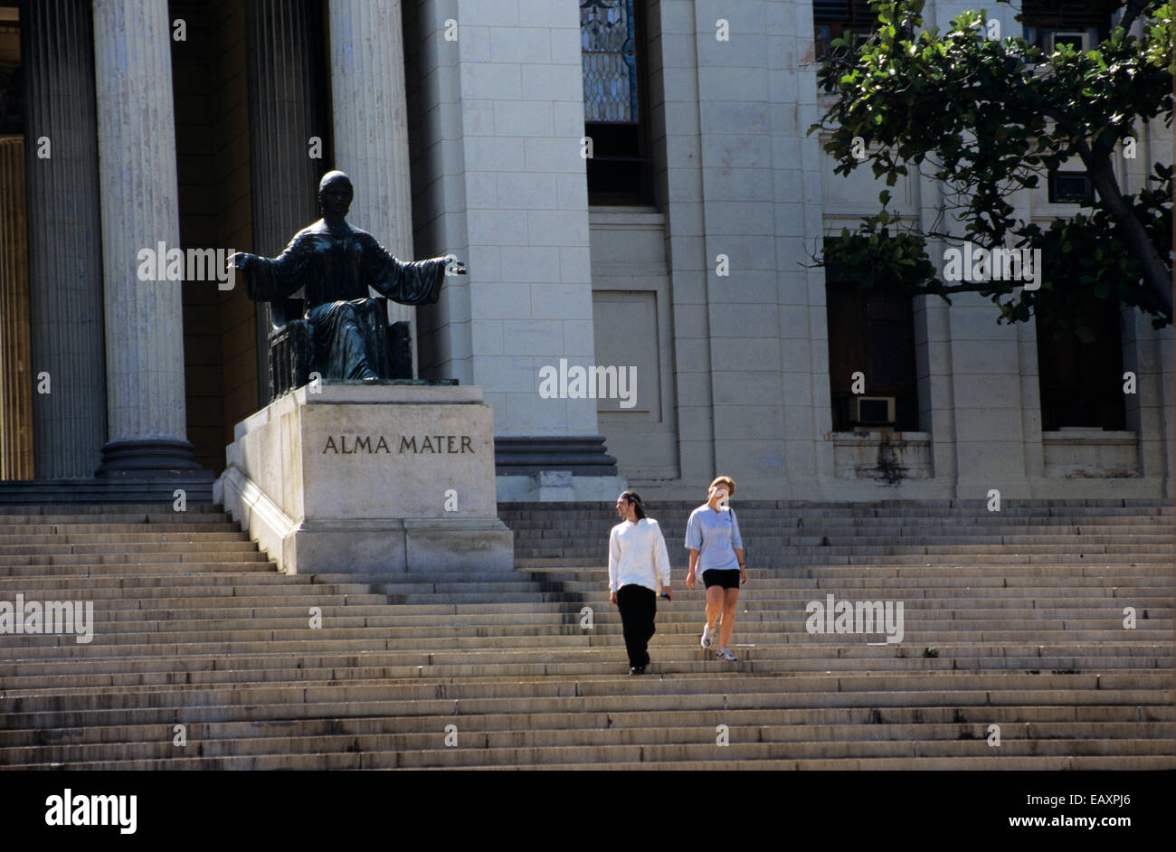 L'Università di La Habana, Cuba, nelle Isole dei Caraibi Foto Stock