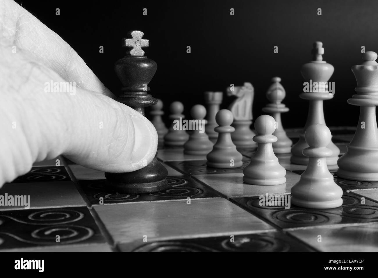 Scacchi Foto Stock