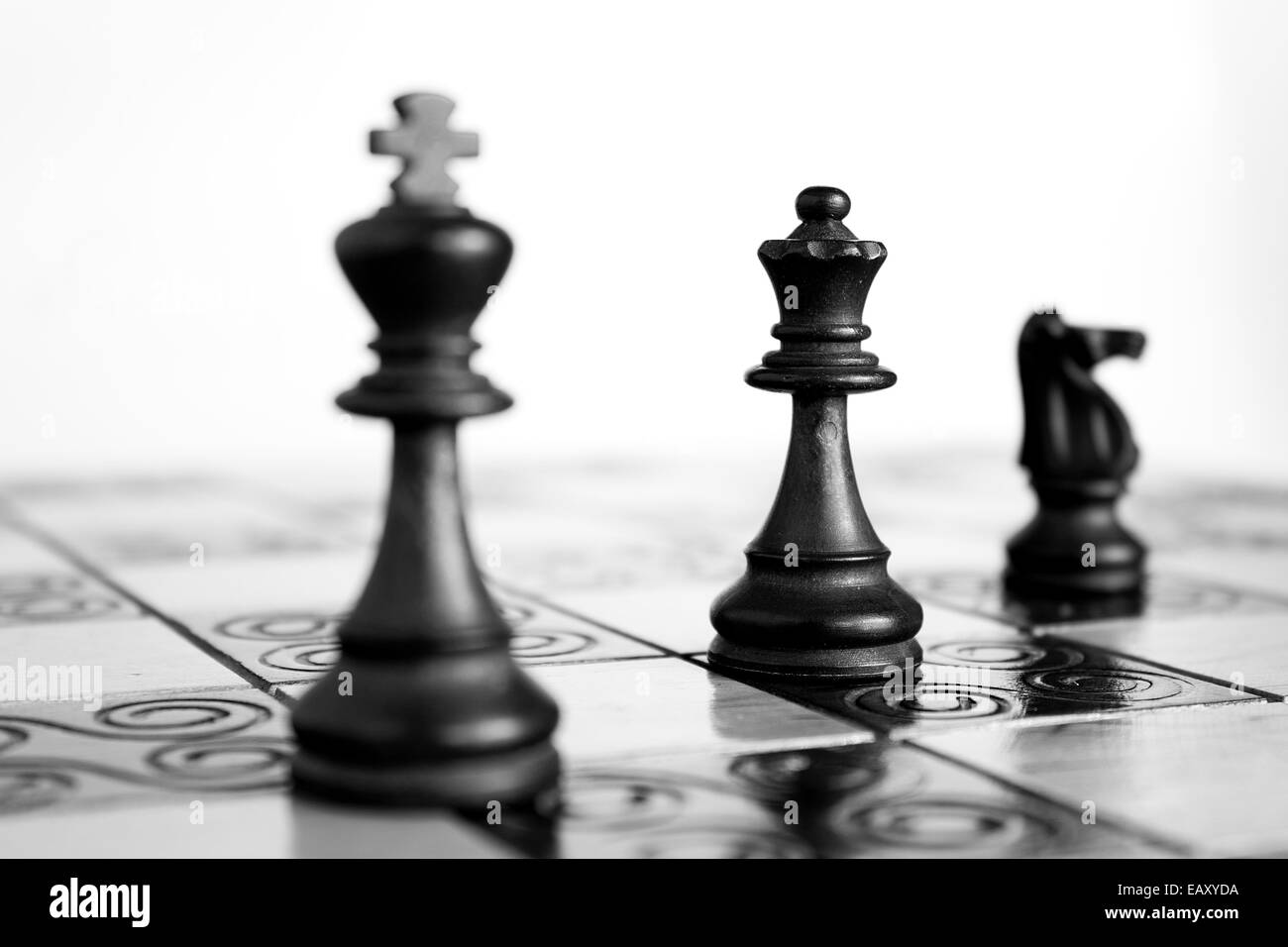Scacchi Foto Stock