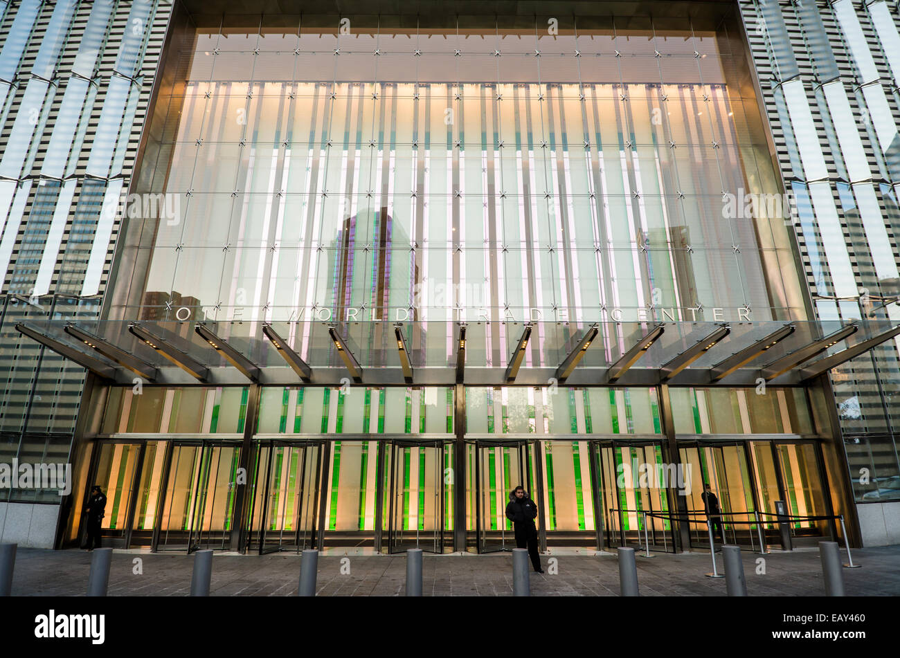 New York, NY 20 Novembre 2014 - One World Trade Center (Freedom Tower) Foto Stock