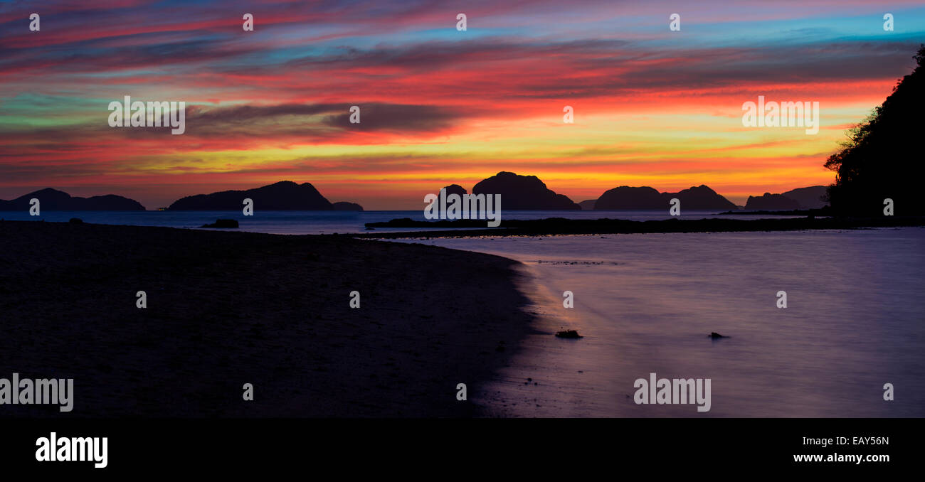 El Nido, PALAWAN FILIPPINE Foto Stock