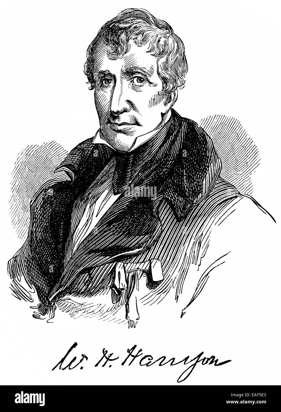 William Henry Harrison, 1773 - 1841, il nono Presidente degli Stati Uniti, William Henry Harrison, 1773 - 1841, der neunte P Foto Stock