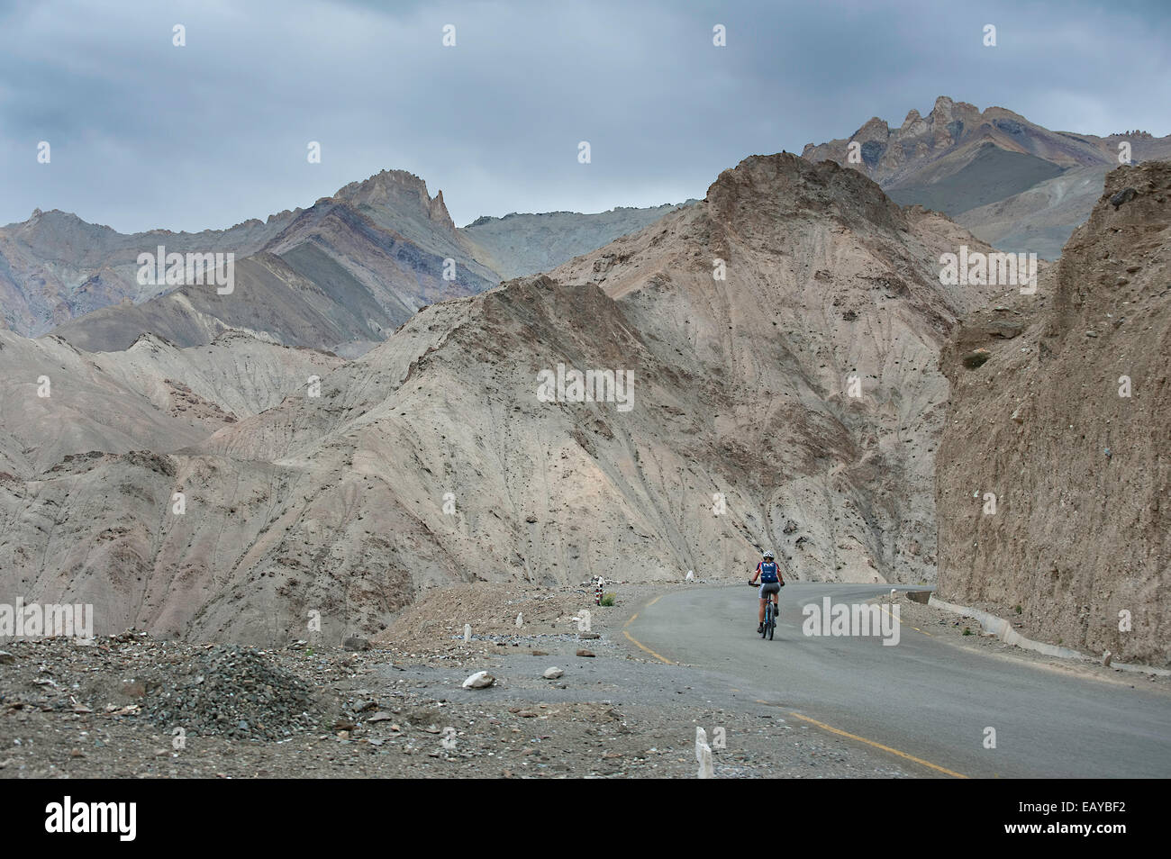Mountain Bike in Himalaya Foto Stock