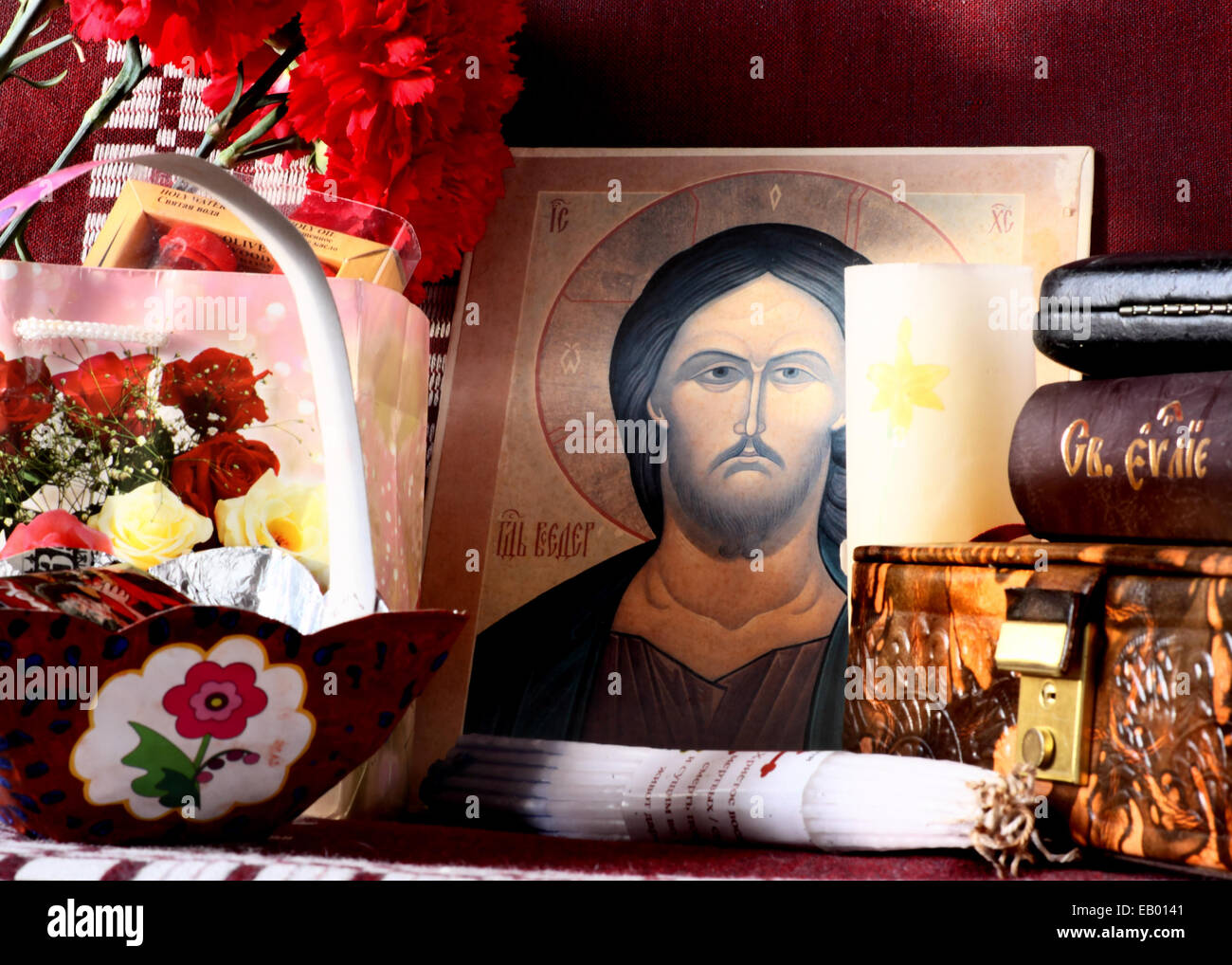 Icona di carta. Foto Stock