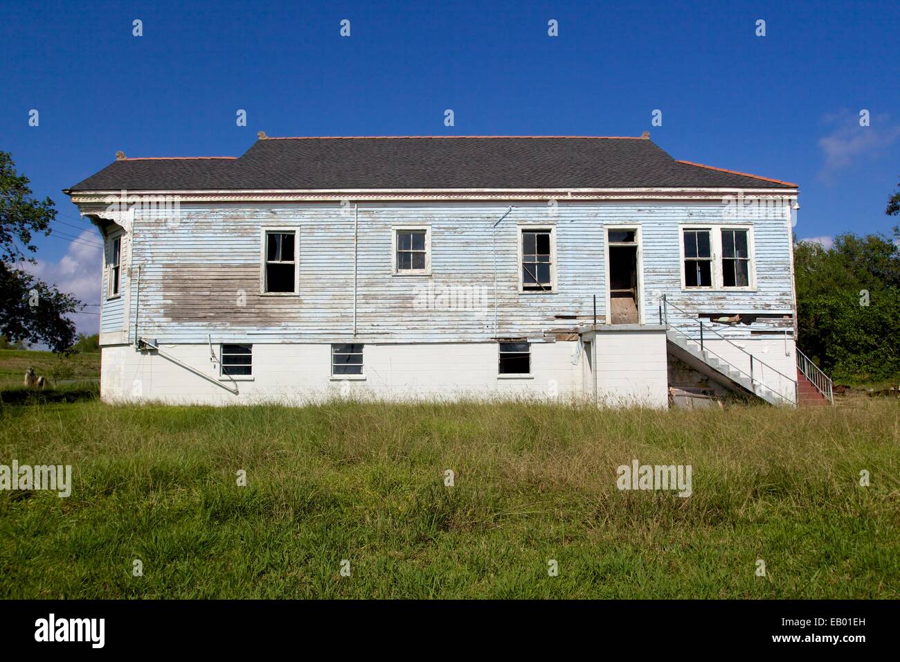 Casa abbandonata in Oriente Pointe a la Hache, LA Foto Stock