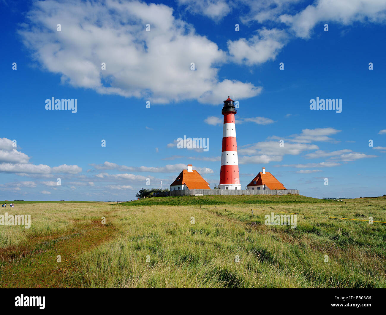 Faro Westerhever Foto Stock