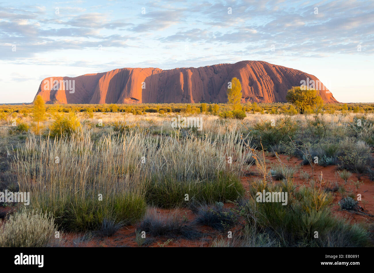 Ayers Rock, Uluru, Territorio del Nord, l'Australia Foto Stock