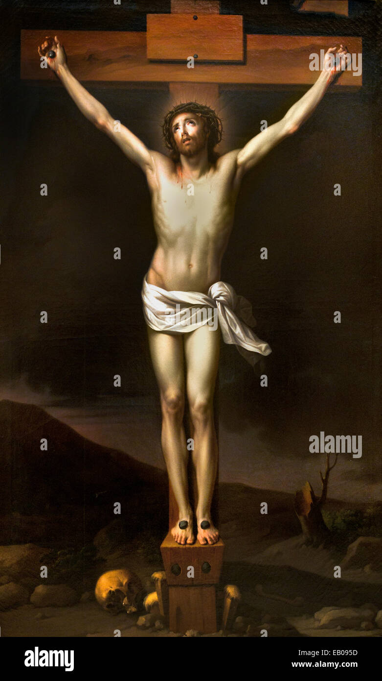 Cristo crocifisso González Velázquez Zacarias 1763 - 1834 Spagna - Spagnolo Foto Stock