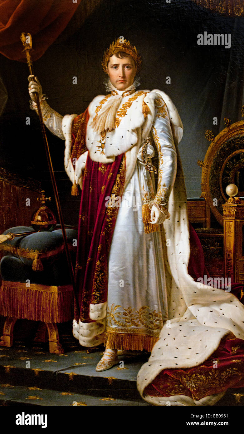 L'Imperatore Napoleone Bonaparte Francia studio di François Pascal Simon Gérard 1770-1837 Francia - Francese Foto Stock
