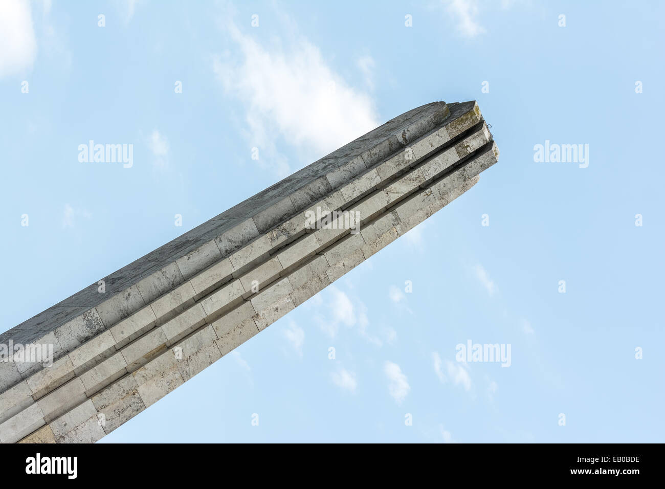 Obelisco di Horea, Closca e Crisan in Carolina White fortezza costruita nel 1937 in memoria del 1785 rivolta dei contadini. Foto Stock