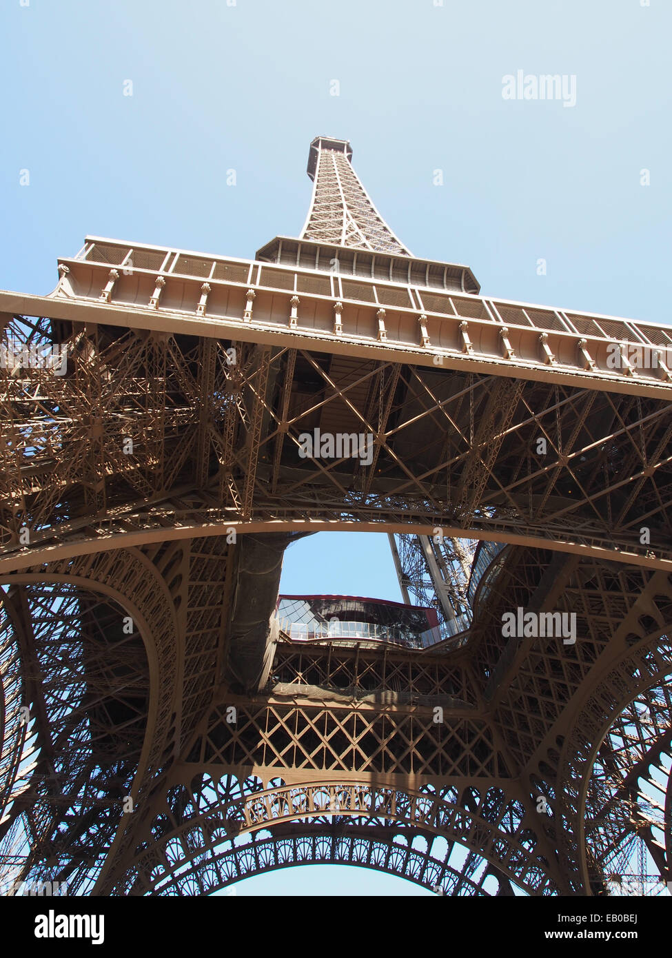 Torre Eiffel, Parigi, ritratto, viaggi, turismo, romanticismo, architettura Foto Stock