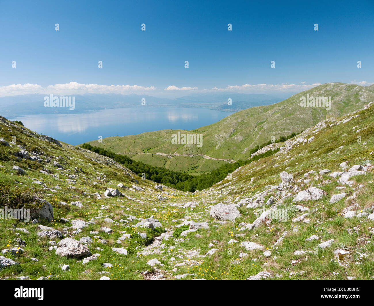 Galicica National Park, ex Repubblica iugoslava di Macedonia Foto Stock