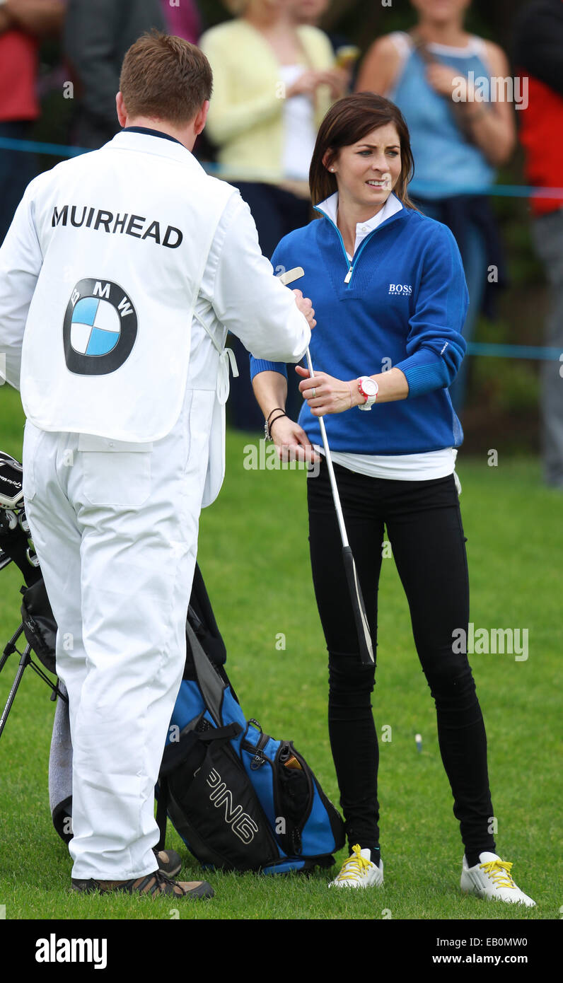 BMW PGA Championship Pro Am di Wentworth Golf Club in Virginia Water con: Eve Muirhead dove: Virginia Water, Regno Unito quando: 21 Maggio 2014 Foto Stock