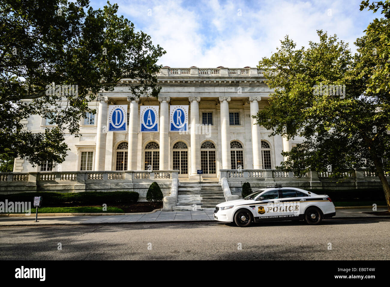 Memorial Hall continentale, le Figlie della Rivoluzione Americana sede, 17th Street NW, Washington, DC Foto Stock