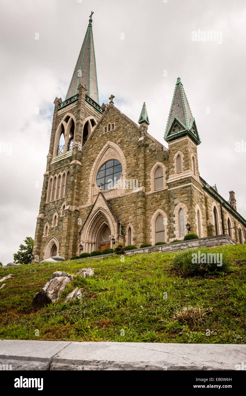 San Francesco di Assisi Chiesa Cattolica, 118 North New Street, Staunton, Virginia Foto Stock