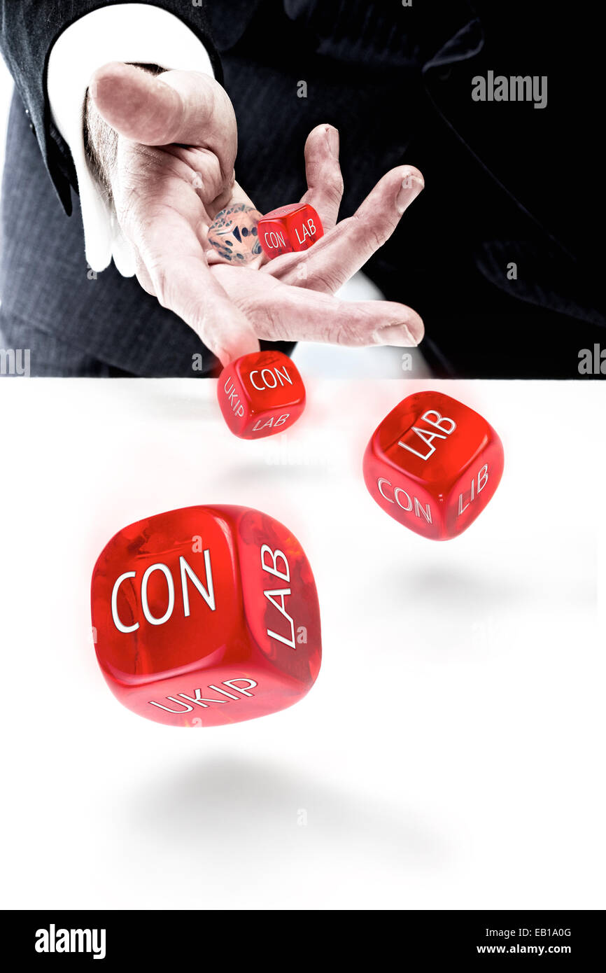 Regno Unito partito politico concetto. Foto Stock