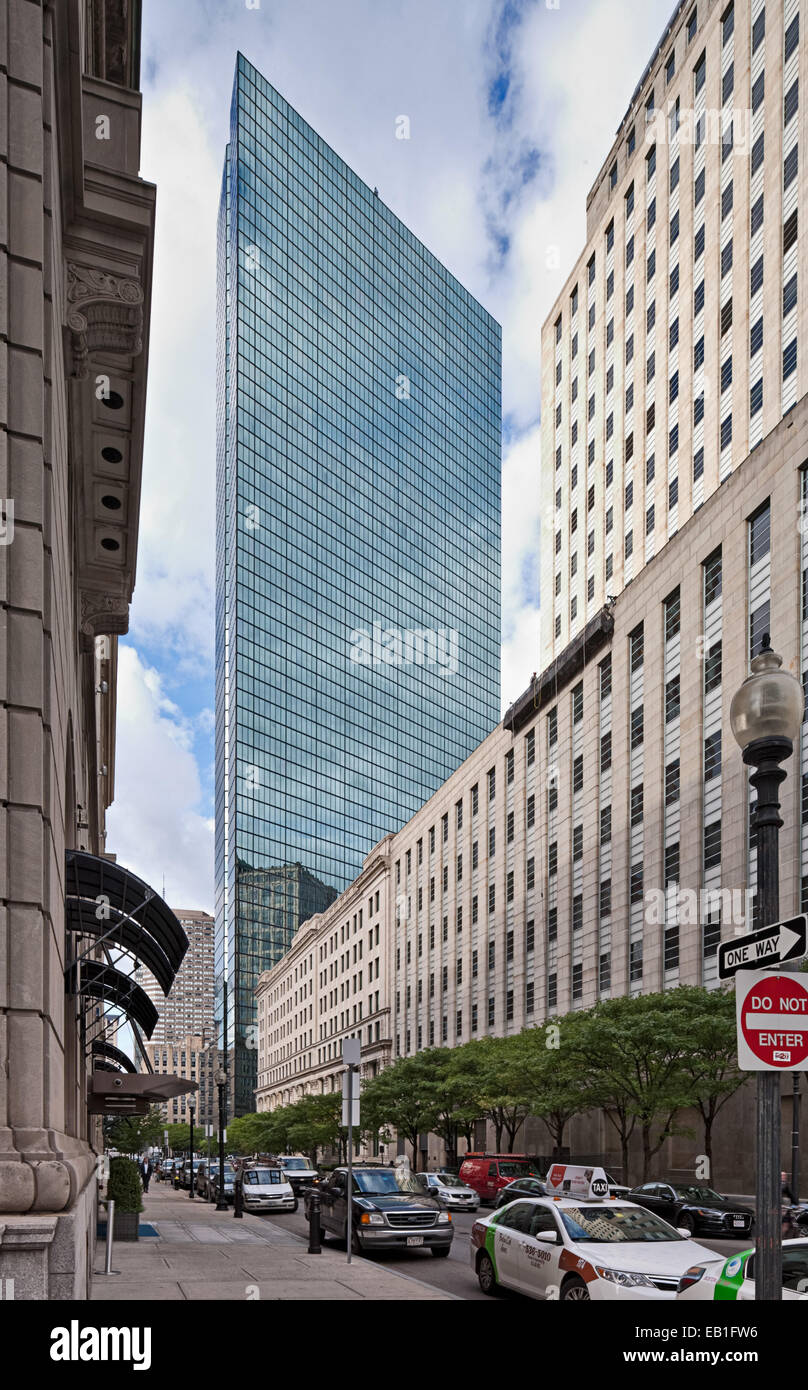 John Hancock Tower a Boston, Massachusetts Foto Stock