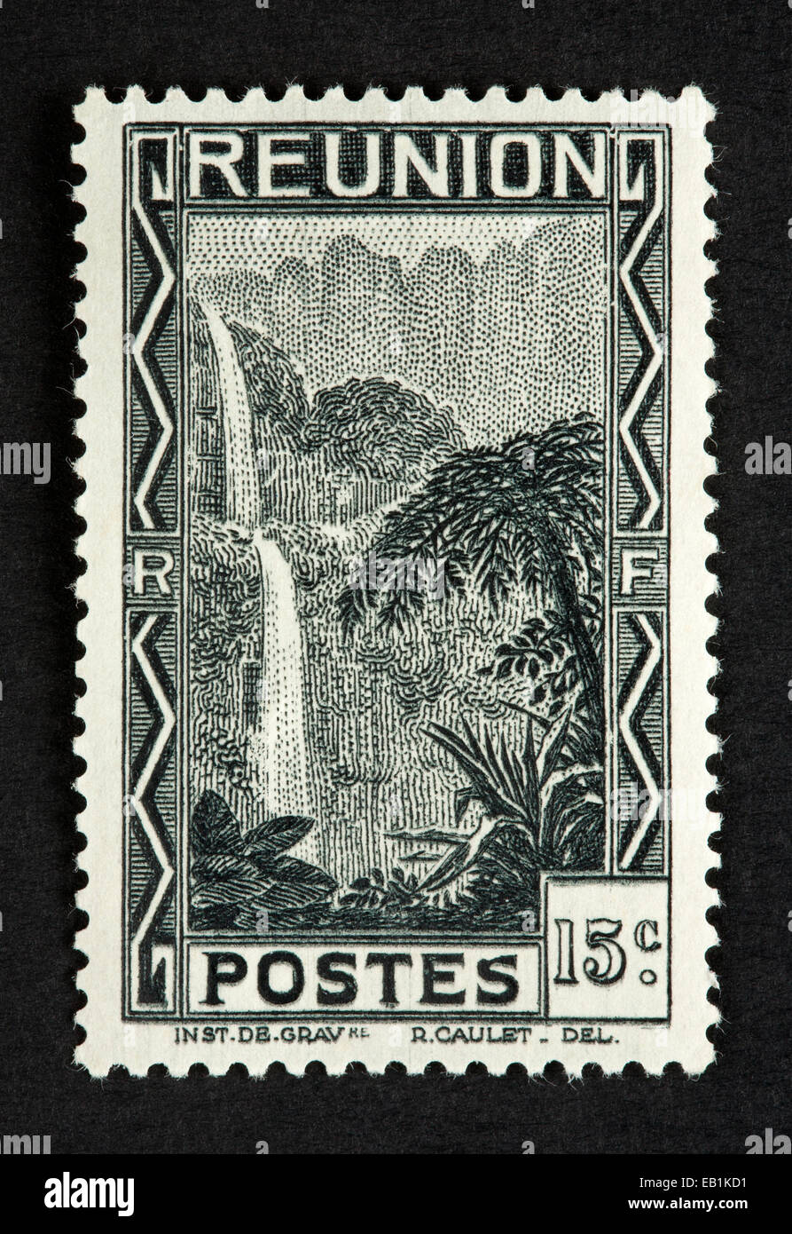 Il francese francobollo Foto Stock