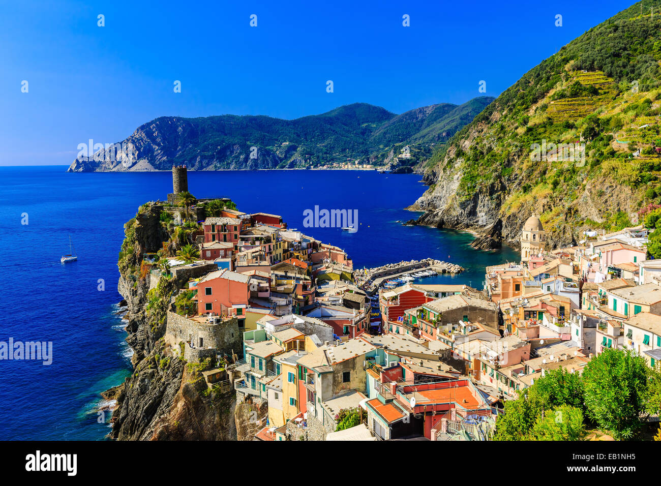 Parco Nazionale delle Cinque Terre Foto Stock