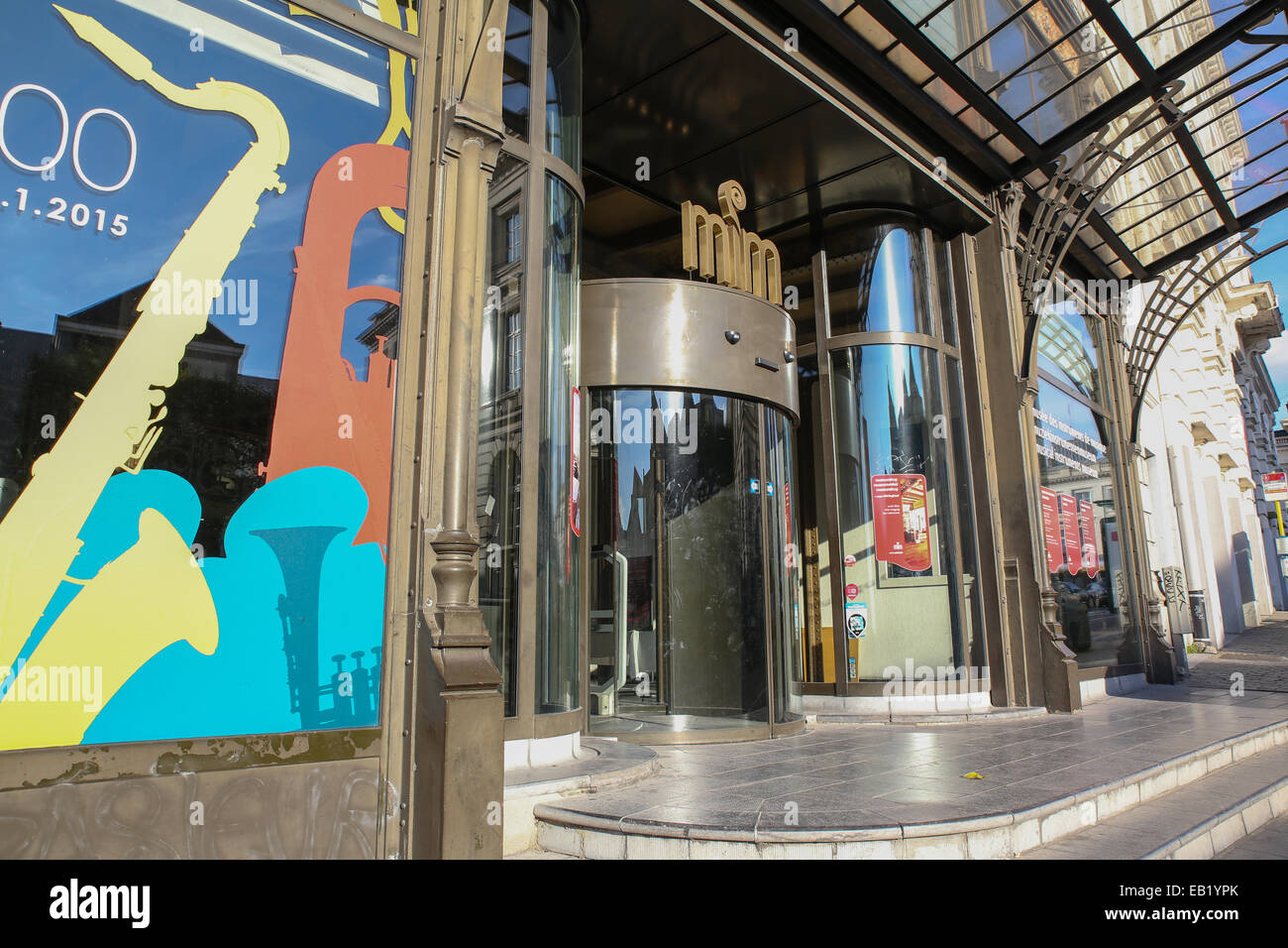 Bruxelles Museo degli Strumenti Musicali Antichi entrata esterna Foto Stock