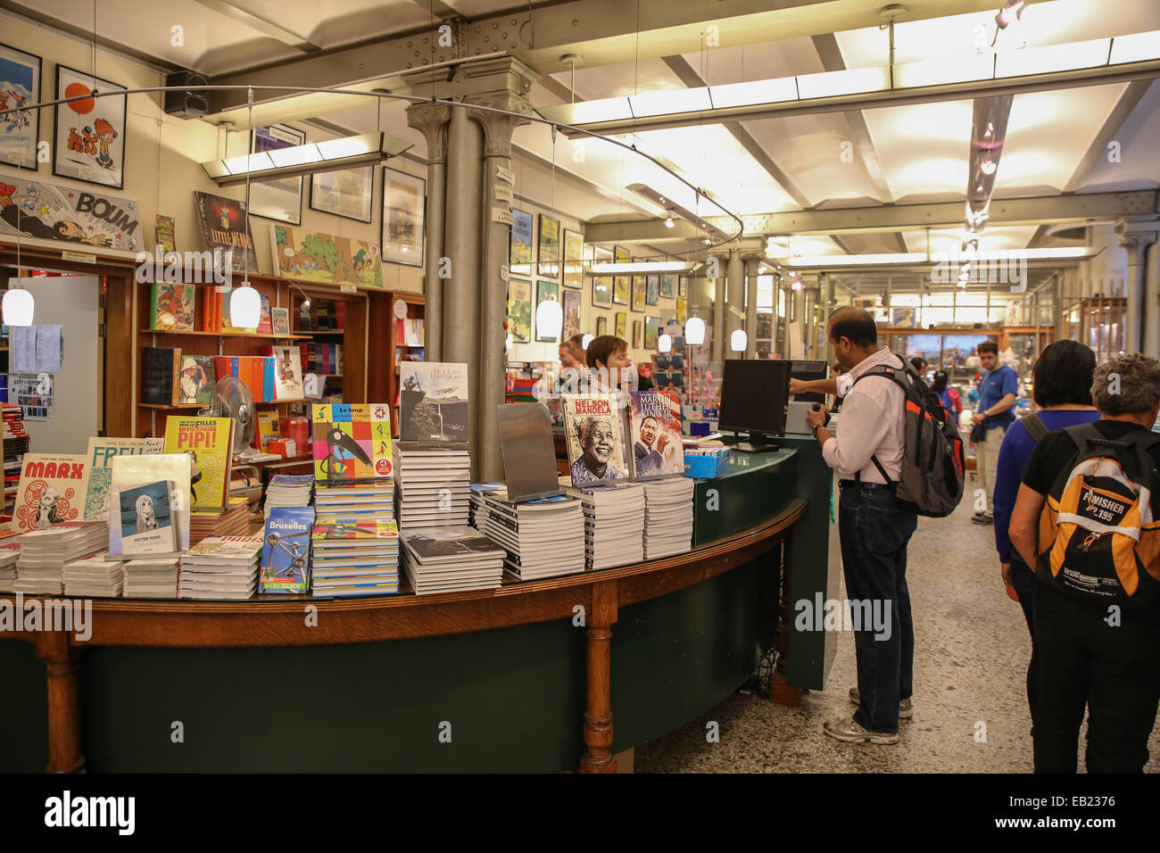 Fumetti museum regali turisti Foto Stock