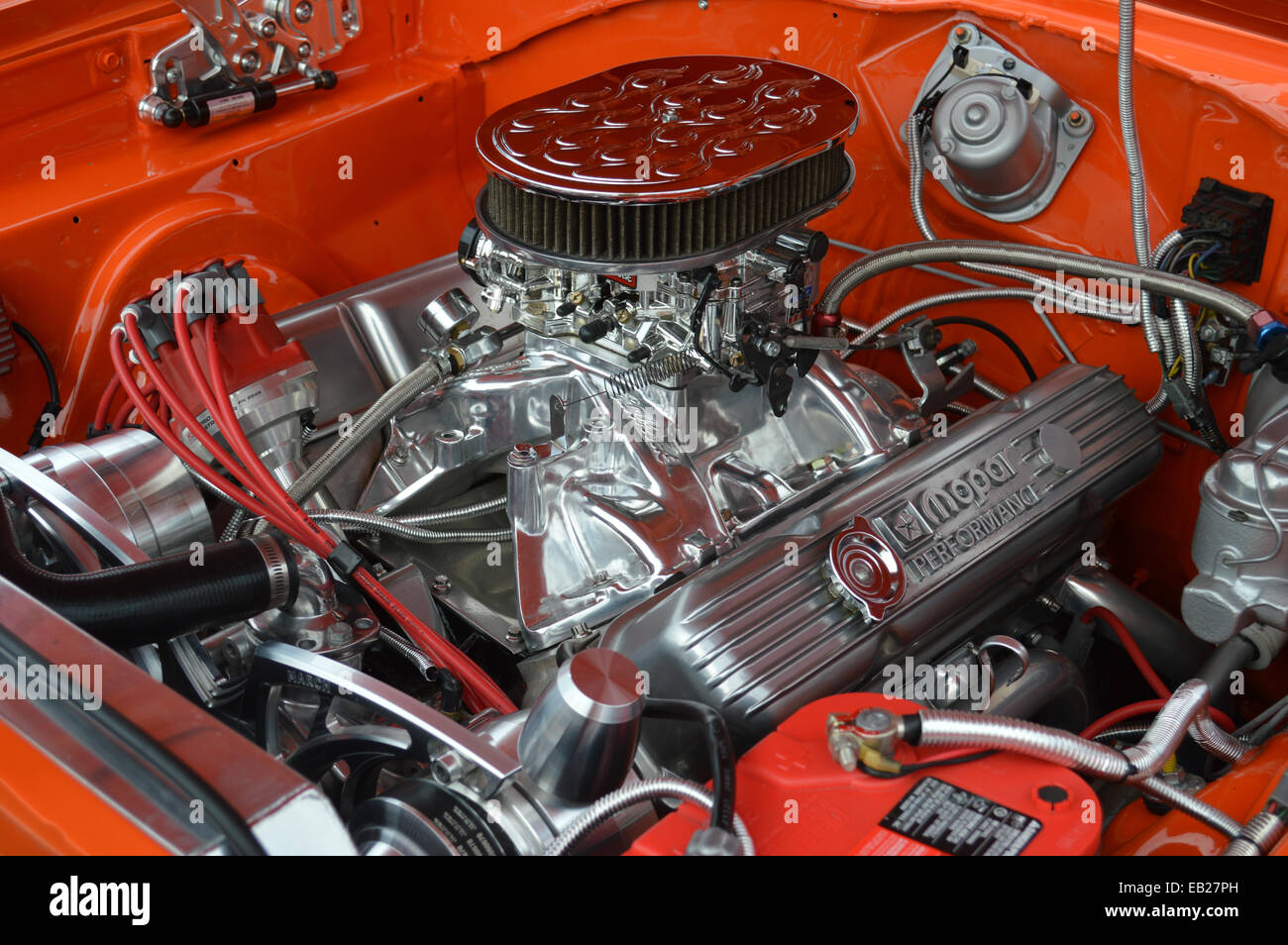 Ad alte prestazioni Dodge motore Mopar. Foto Stock