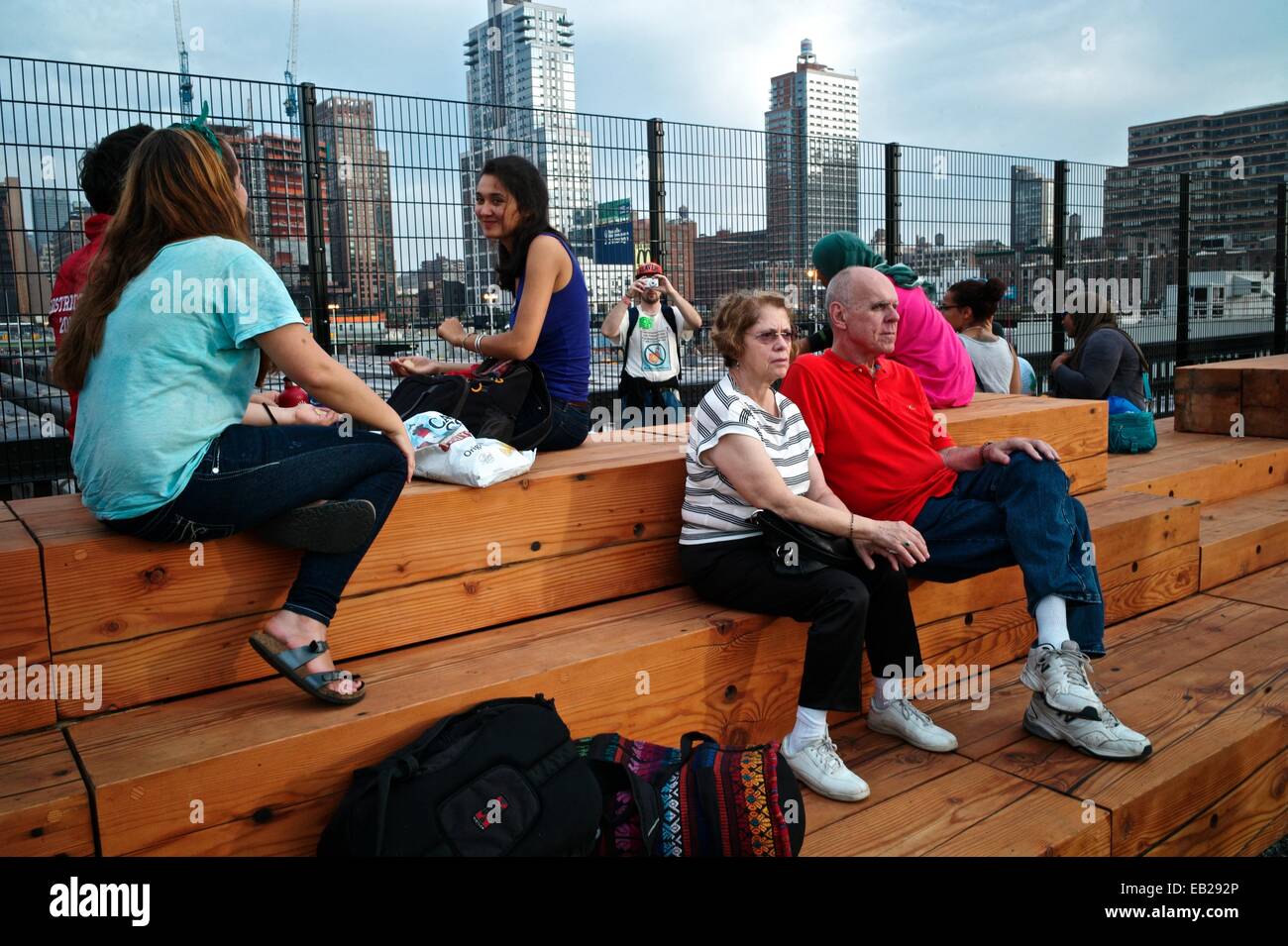 Parco di High Line Foto Stock