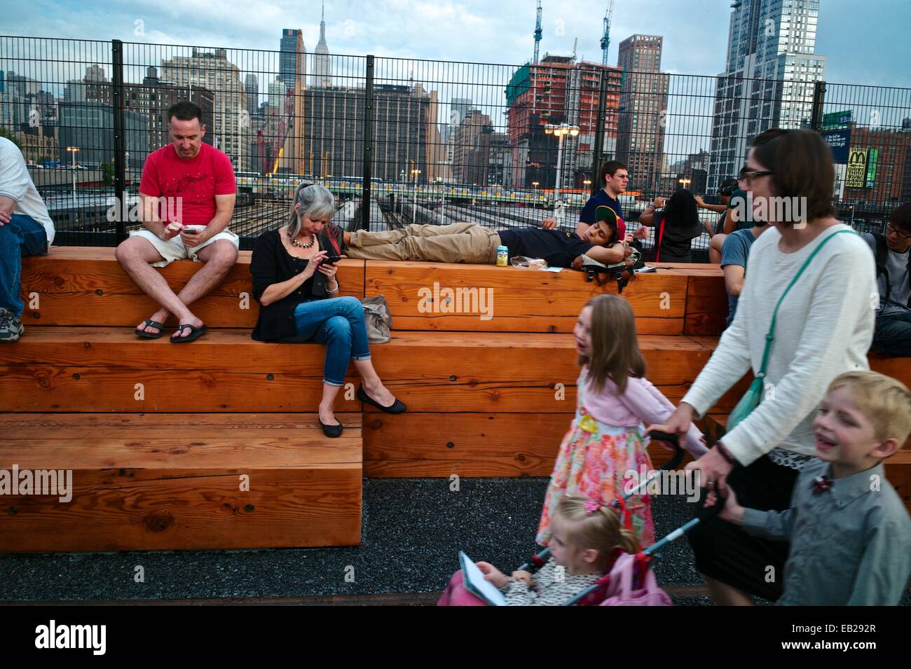 Parco di High Line Foto Stock