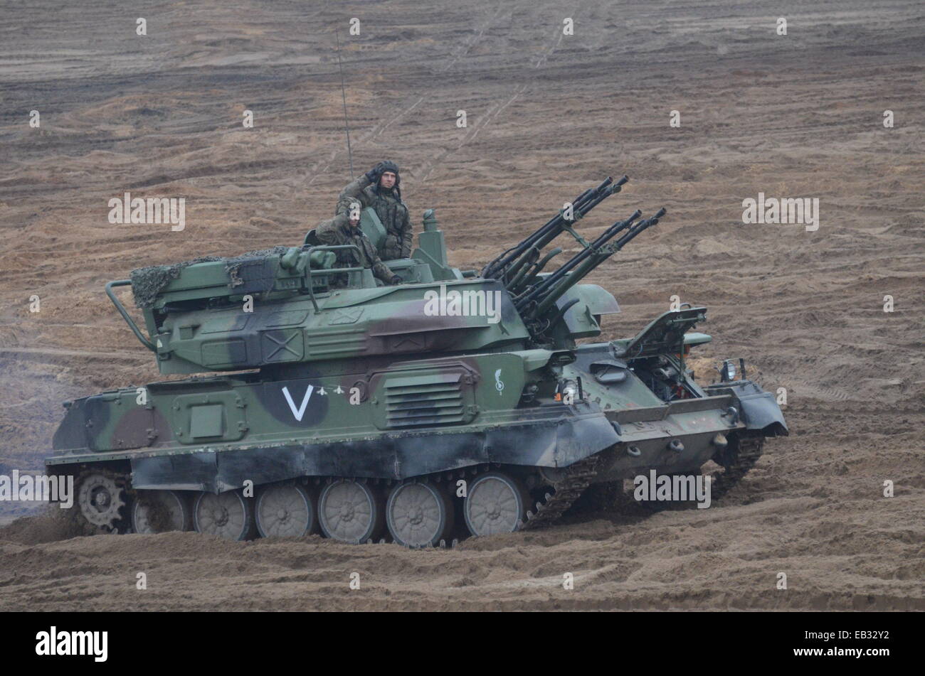 Il ZSU-23-4 'Shilka' è leggermente corazzati, semoventi, radar guidato anti-aerei weapon system (SPAAG) Foto Stock