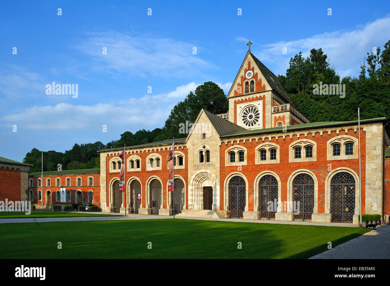 Alte Saline, sale vecchia raffineria, edificio principale, Bad Reichenhall, Berchtesgadener Land District, Alta Baviera, Baviera, Germania Foto Stock