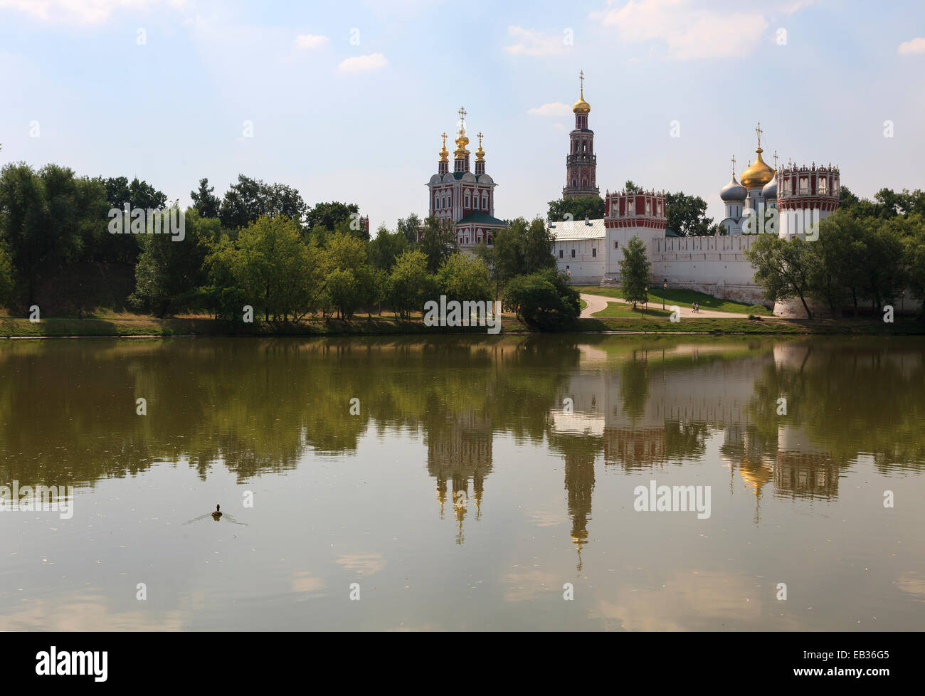 Il Convento Novodevichy, Moskau, Oblast di Mosca, Russia Foto Stock