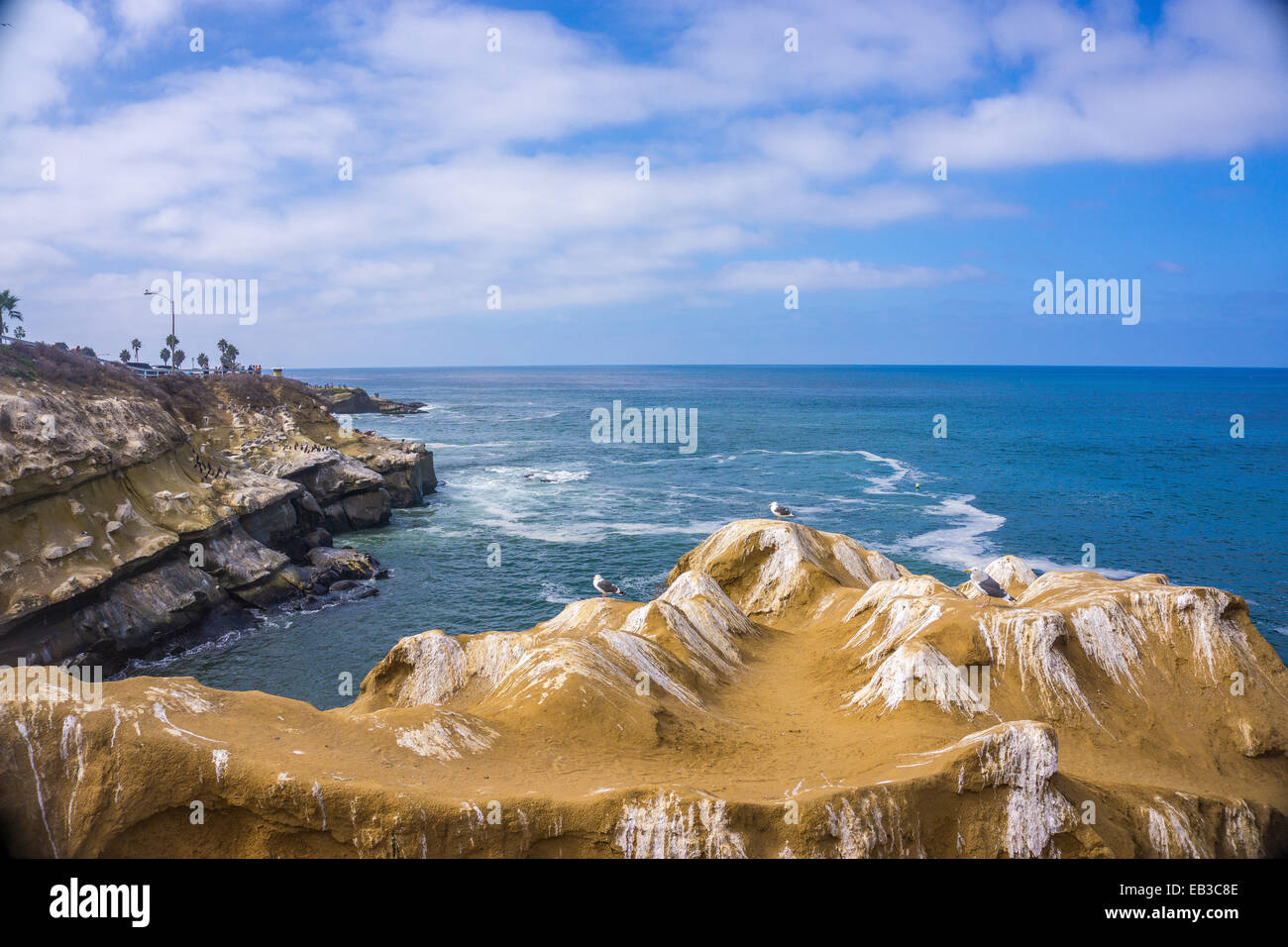 Stati Uniti, California, San Diego, vista di La Jolla Cove Foto Stock