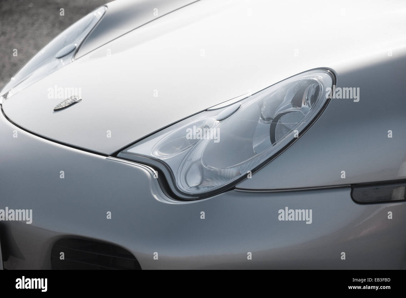 Parte anteriore di una Porsche Carrera Foto Stock