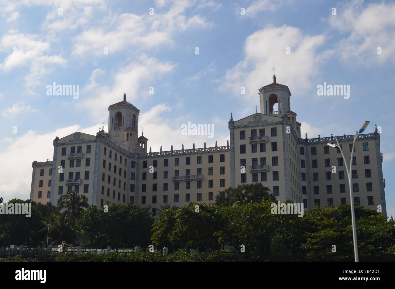 L'Hotel Nacional de Cuba, nel quartiere Vedado di Havana, Cuba Foto Stock