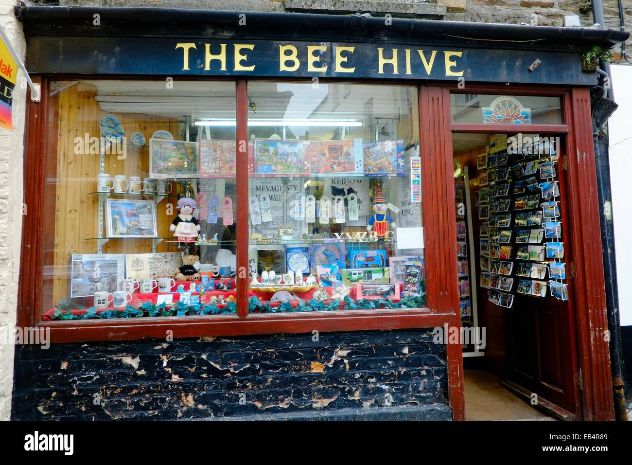 L Alveare vacanza mare regali in Mevagissey, Cornwall,Inghilterra REGNO UNITO Foto Stock