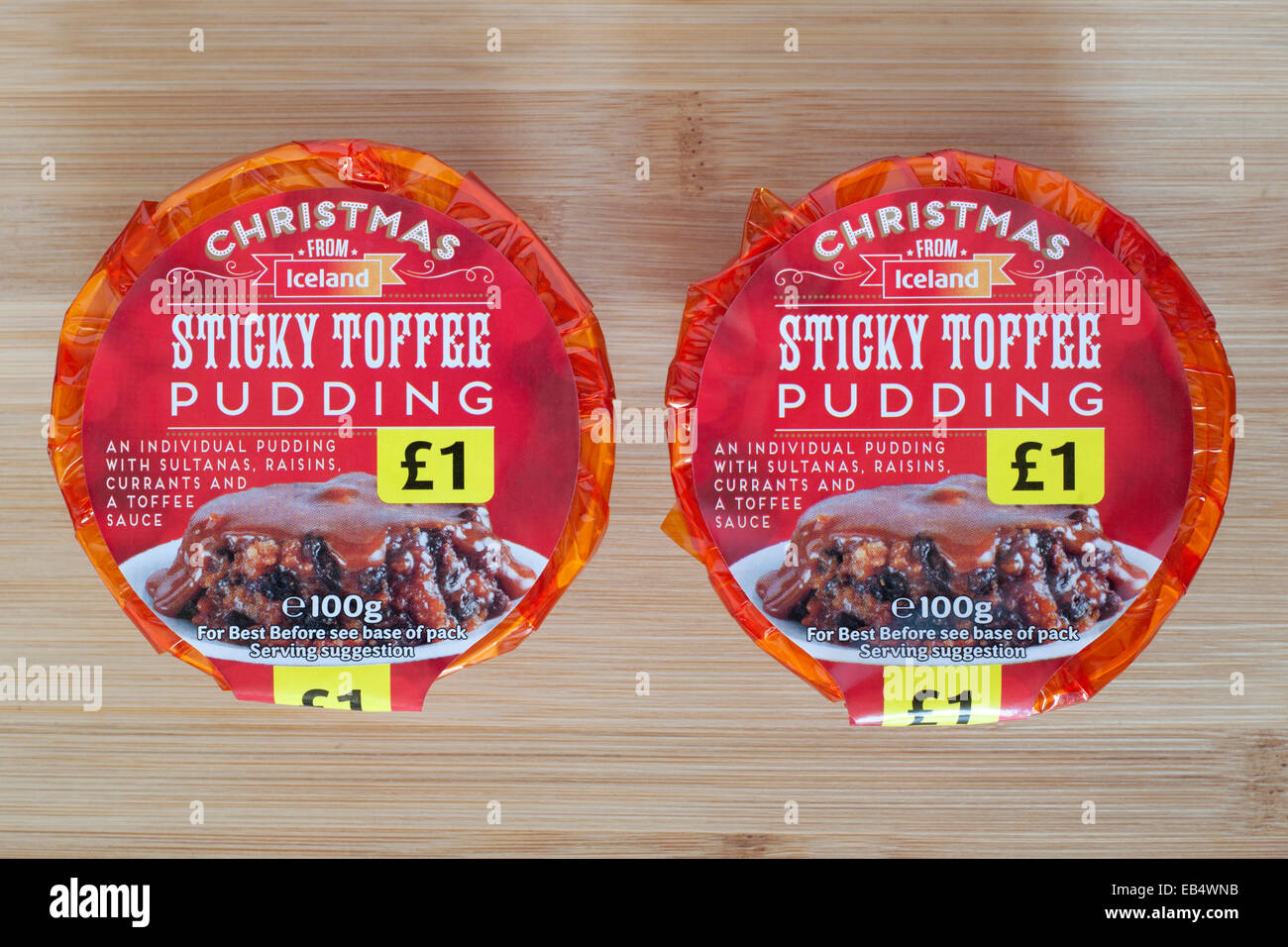 Stagionale dessert alternativa al tradizionale budino di natale Foto Stock