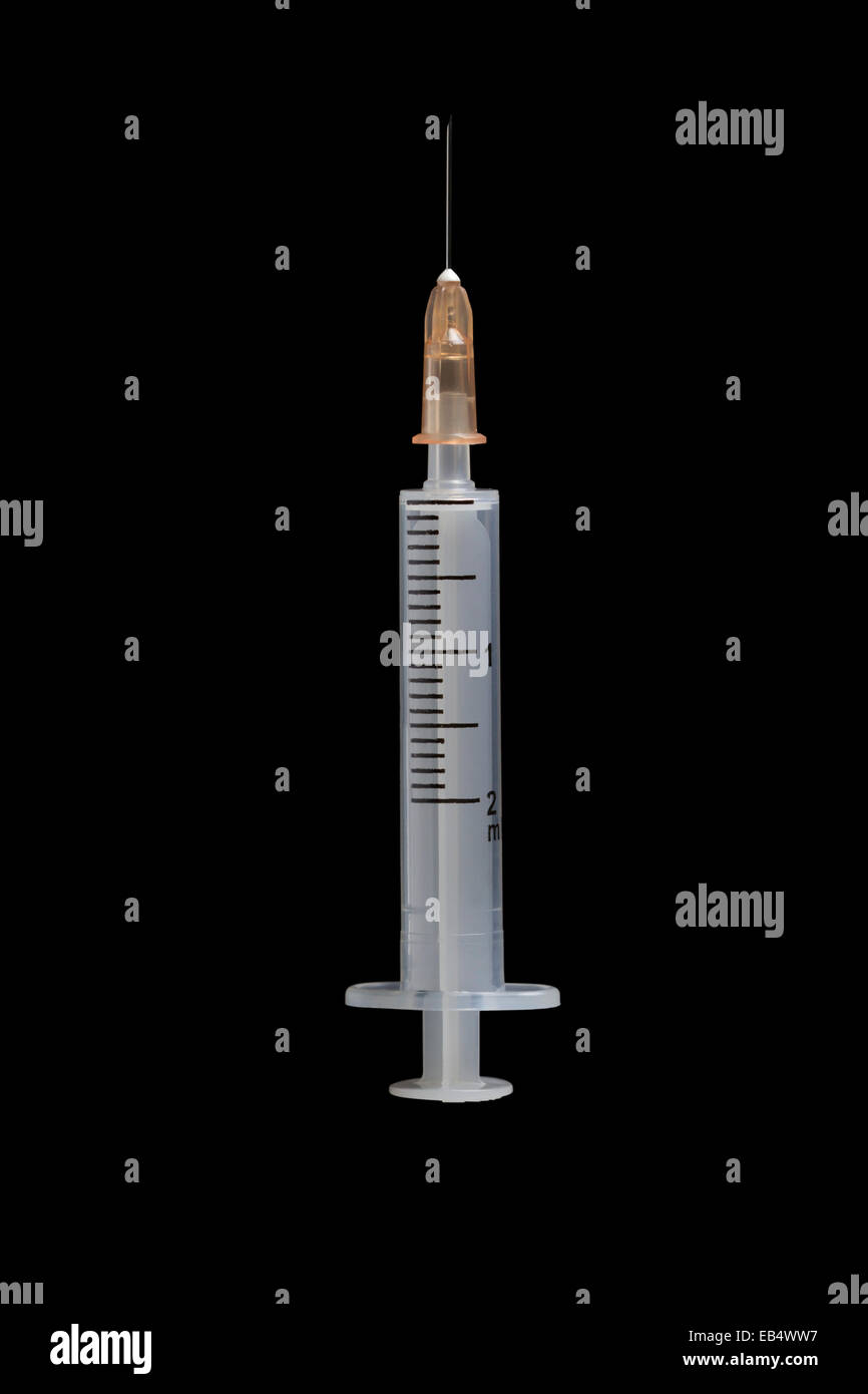 Close-up di siringa Foto Stock