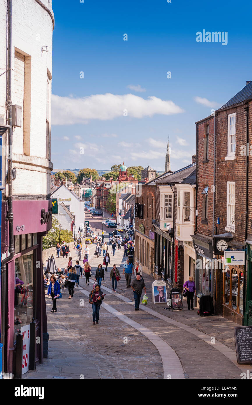Il centro della città di Durham , Inghilterra , Inghilterra , Regno Unito Foto Stock