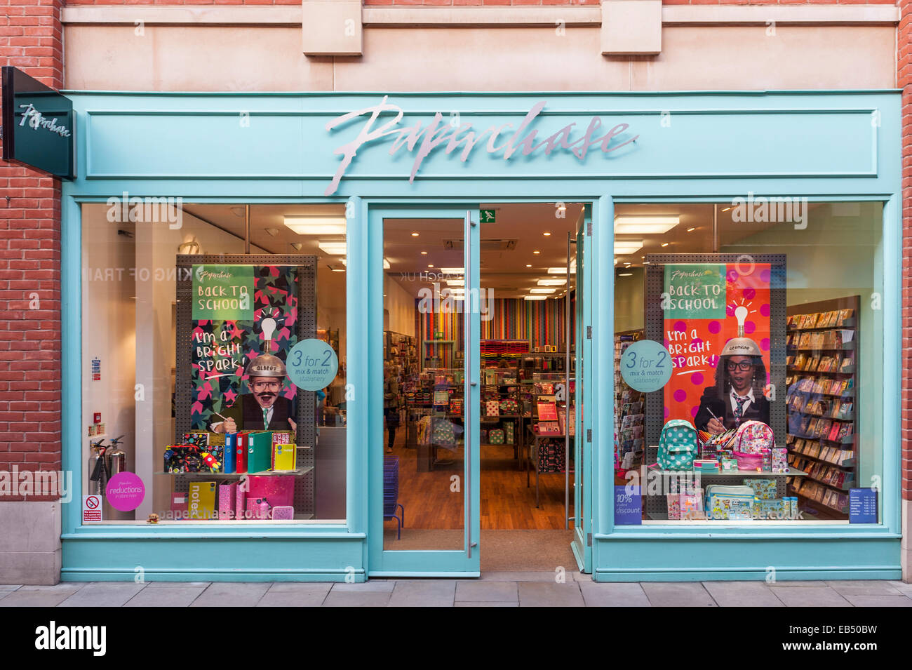 Il Paperchase shop store in Durham , Inghilterra , Inghilterra , Regno Unito Foto Stock