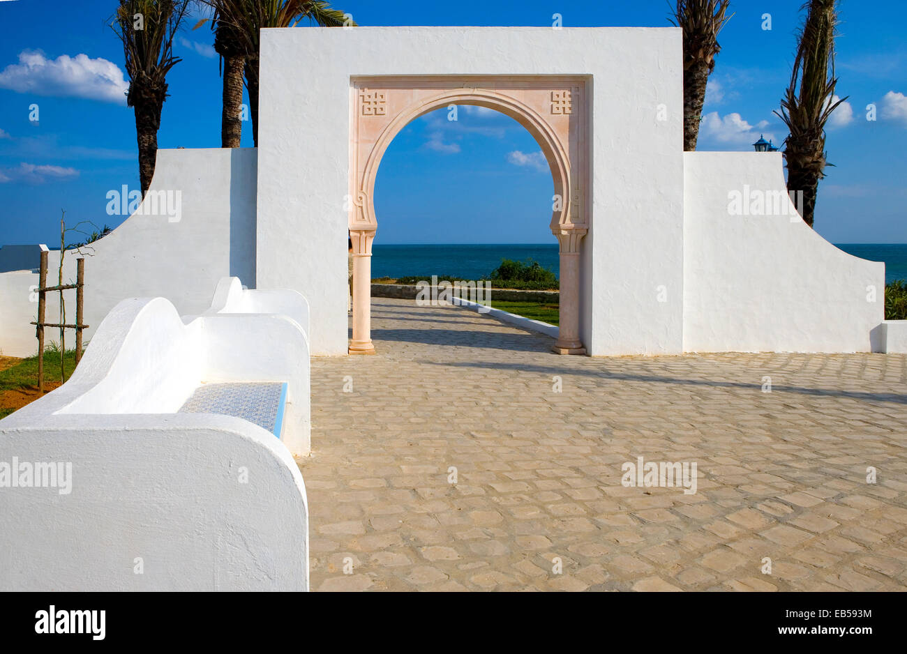 Tunisia Hammamet, la nuova Medina's anfiteatro Foto Stock