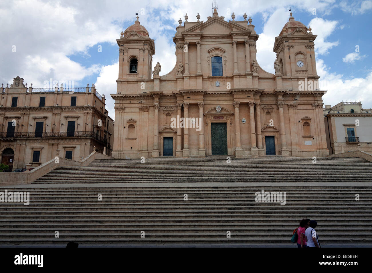 Noto una città di Siracusa, in Sicilia, Italia.Sito del Patrimonio Mondiale Foto Stock