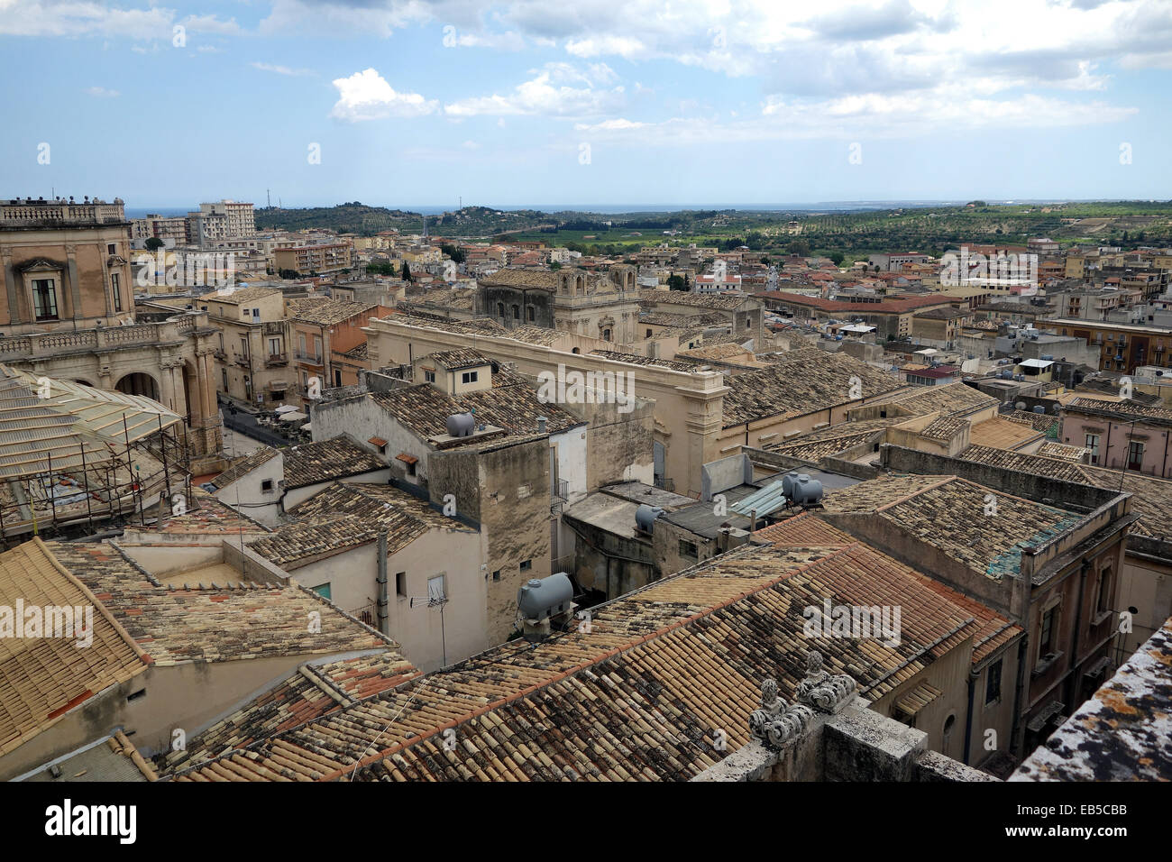 Noto una città di Siracusa, in Sicilia, Italia.Sito del Patrimonio Mondiale Foto Stock