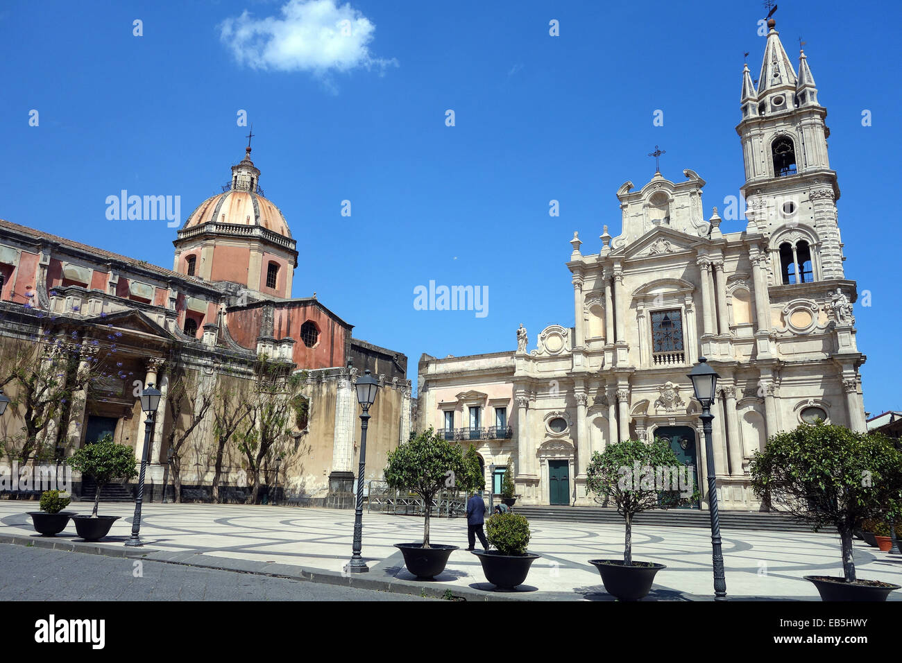 Noto una città di Siracusa, in Sicilia, Italia.Sito del Patrimonio Mondiale Foto Stock