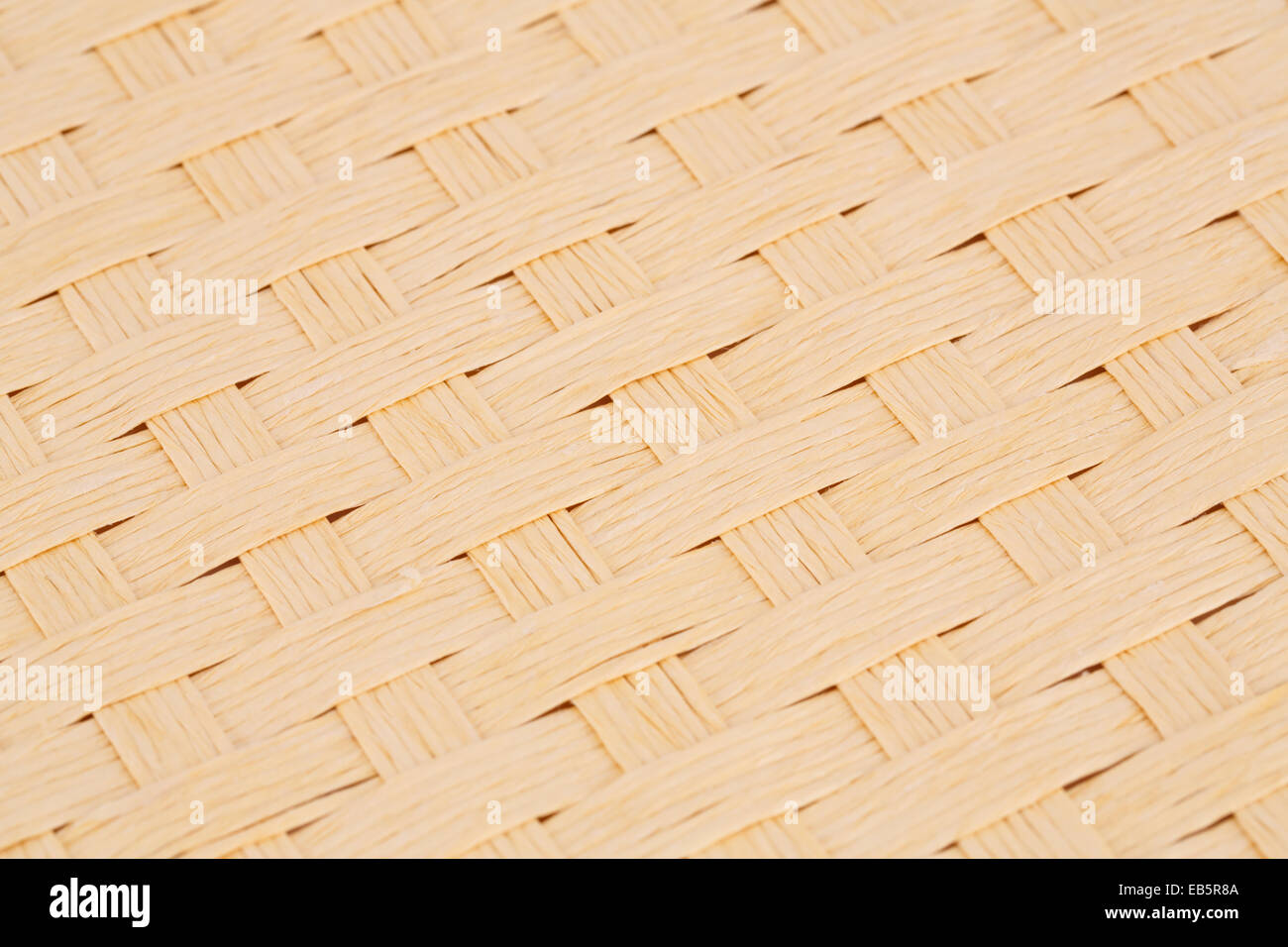 Luogo di rattan mat texture di sfondo, close-up dell'immagine. Foto Stock