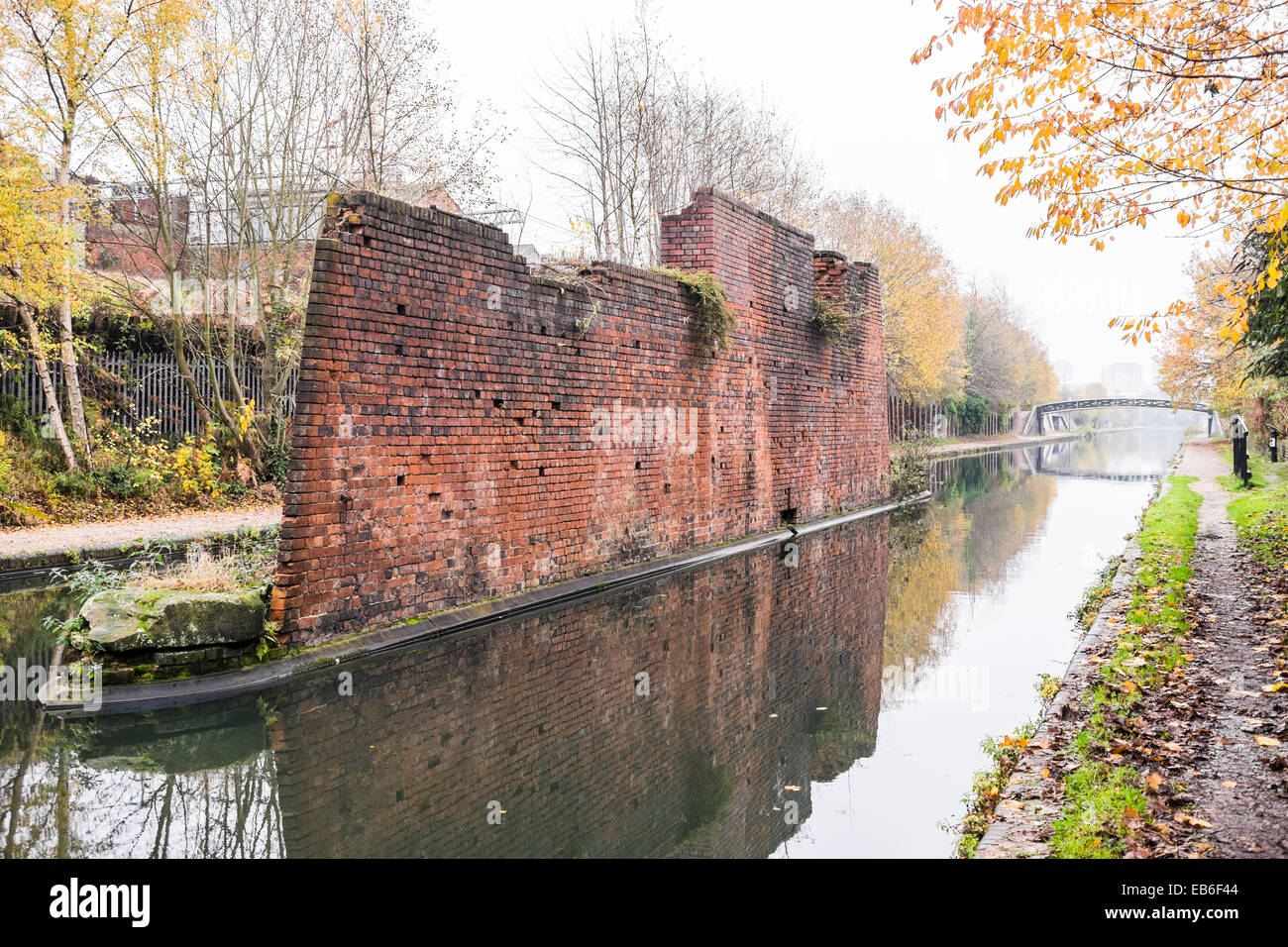Nuova Linea principale canal - Birmingham Foto Stock